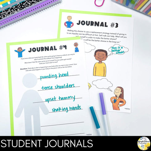 Self-Control Individual Counseling Curriculum + Data Tracking Tools